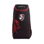 SG Prodigy 1.0 Cricket Duffle Kitbag, Large Size, Black and Red, Dragon Design