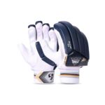 SG X GT 4.0 Cricket Batting Gloves, Right Hand, White and Navy Blue, Premium Protection (Youth)