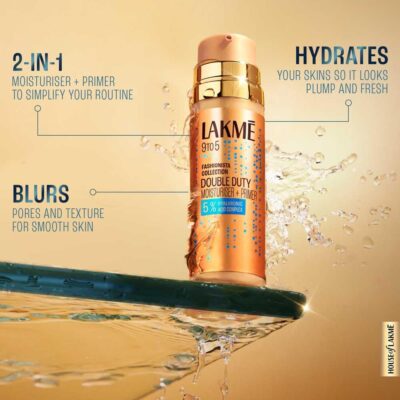 Lakme 9to5 Double Duty Moisturiser + Primer 30g