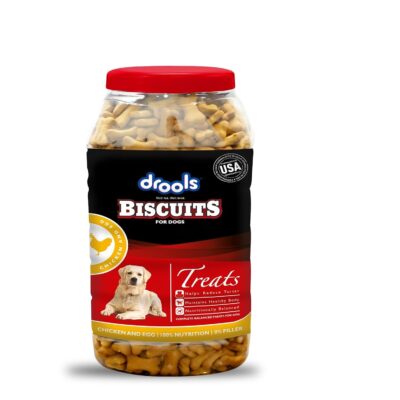 Drools Chicken and Egg Biscuit, Dog Treats 800g