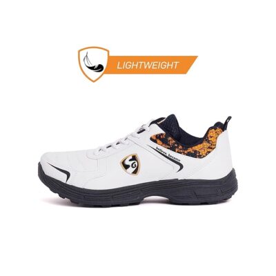 SG Shoe Savage Stud White/Navy/Orange No 9 Mens