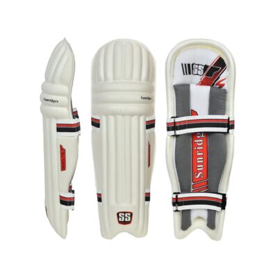 SS Aerolite Moulded Batting Legguard, White - Adult