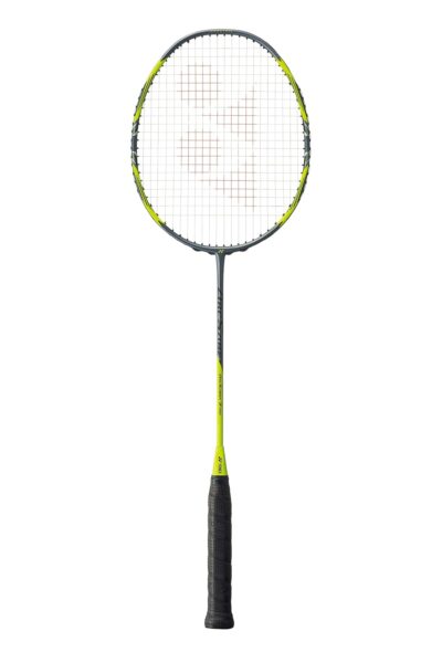 YONEX Arcsaber 7 Play Strung Graphite Badminton Racquet with Full Cover (Grey/Yellow)
