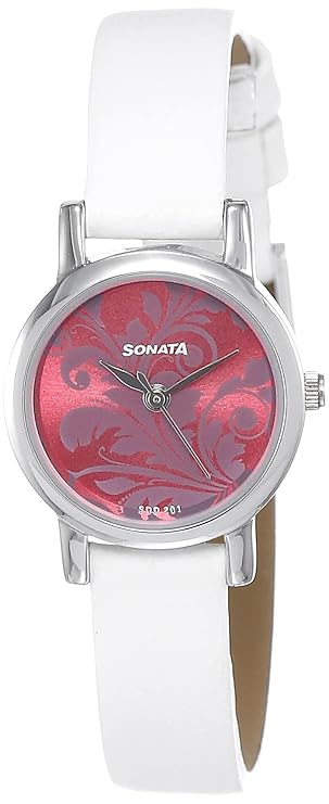 Sonata Analog Pink Dial Women's Watch NM8976SL03W/NN8976SL03W