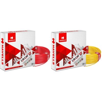 Havells Lifeline Cable WHFFDNRA12X5 2.5 sq mm Wire (Red)