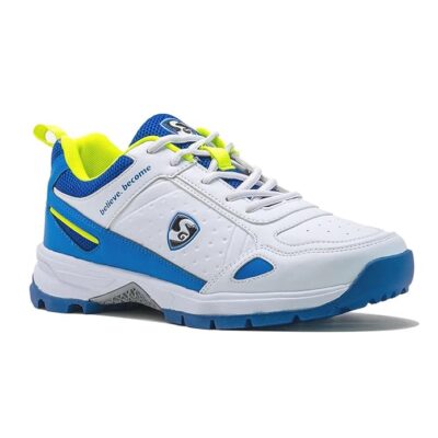 SG Men's Shoe Club 6 0 White/Royal Blue/Lime No 7, 7 UK