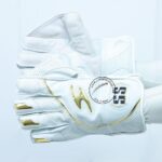 SS Reserve Edition Wicket Keeping Gloves – Adult Size | White | Superior Grip & Protection | Fully Leather Lined