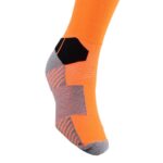 Vicky Transform Star junior Knee High Stockings Micro Polyester Spandex Elastane Cotton Nylon Footbed with Cooling Zone Suitable for Both Men & Women- Neon Orange