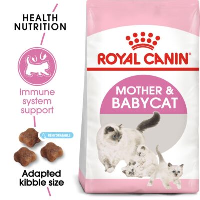 Royal Canin Mother & Babycat Food for Stage 2 Kittens, 2 Kg, Dry Food, Supports Strong Immune System & Digestive Health, Special Easy Weaning