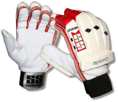 SS County-lite Leather, Polyurethane Cricket RH Batting Gloves (Multicolor)