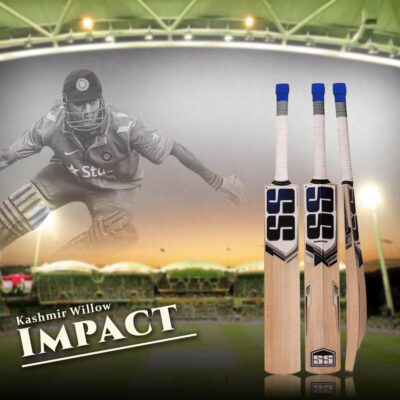 SS Kashmir Willow Leather Ball Cricket Bat, Exclusive Cricket Bat for Adult Full Size with Full Protection Cover (Super Power, Cannon, Impact) by Yogi Sports