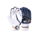 SG X GT 3.0 Cricket Batting Gloves, Right Hand, Navy Blue and White, Premium Protection (Youth)