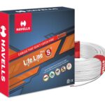 Havells 2.5 Sqmm Single Core Life Line Plus White Flexible Cable, Whffdnwl12X5, Length: 180 M