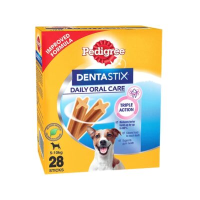 Pedigree Dentastix Oral Care Dog Treat, Adult Small Breed (5-10 kg), 440 g, Recommended by Vets, Supports Gum Health, Reduces Risk of Gum Diseases