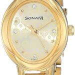 Sonata Pankh Analog Champagne Dial Women's Watch NM8085YM05/NN8085YM05/NP8085YM05