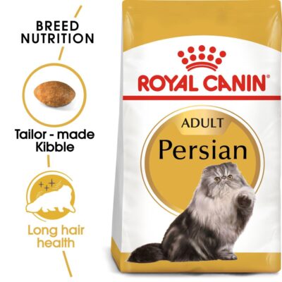 Royal Canin Persian Adult Cat Food, 1 Kg, Dry Food, Supports Long Hair Health, Digestive Health, and Hairball Formation