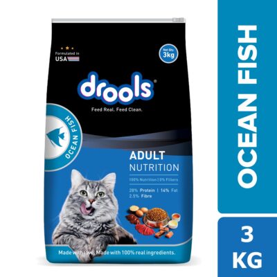 Drools Dry Cat Adult Food Ocean Fish 3kg