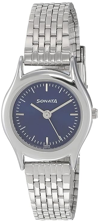 Sonata Essentials Analog Blue Dial Women's Watch-NP87020SM01