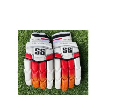 SS Millenium Pro Cricket Batting Gloves - Adult Right Hand | Elite-Grade Calf Leather, Lightweight & Flexible Grip