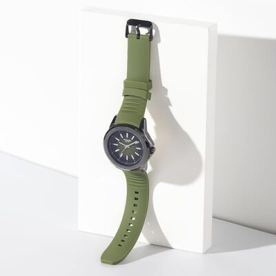 Sonata Poze Analog Quartz Green Dial Watch for Men