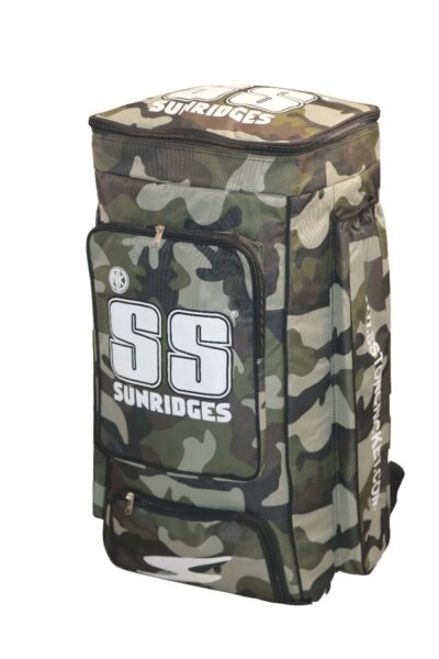 SS Camo Duffle Green Cricket Kit Bag