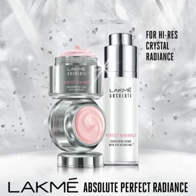 LAKMÉ Absolute Perfect Radiance Brightening Day Cream 50 g, SPF 30, Daily Illuminating Face Moisturizer for Glowing Skin - With Glycerin & Niacinamide