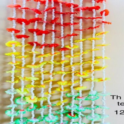 Artificial Multi Color Flower and Beads Garland for Decoration (DP-115)