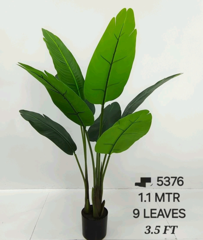 Artificial Plants with 9 Leaves and Height 3.5 Feet (Code:5376)