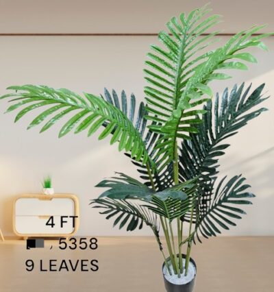Artificial Plants with 9 Leaves and Height 4 Feet (Code:5358)