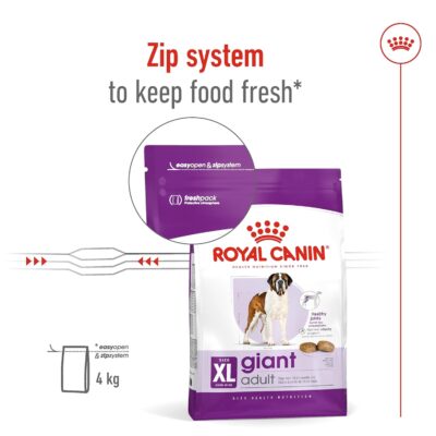 Royal Canin Giant Adult Dog Food, 15 Kg, Dry Food, Supports Healthy Joint, Digestive Health & Optimal Vitality Complex