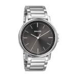 Sonata Quartz Analog Grey Dial Stainless Steel Strap Watch for Men-NS77083SM05W