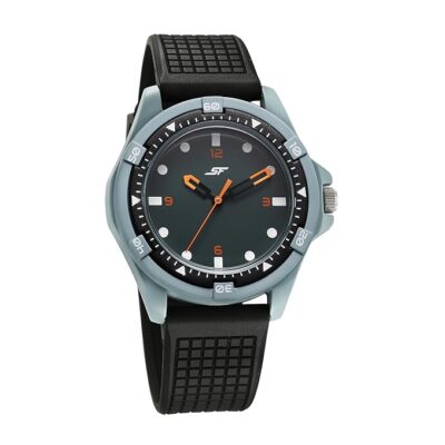 SF Sporty Grey Dial Polyurethane Strap Watch for Men-7930PP24W/NT7930PP24W