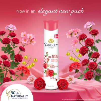 Yardley London Royal Red Roses Refreshing Deo For Women, 150ml