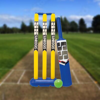 SS Kids Plastic Cricket Set | Color: Multicolor | Material: Plastic | for Boys | Fun and Safe Cricket Game for Children