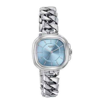 Sonata Poze Quartz Analog Blue Dial Chain Strap Watch for Women
