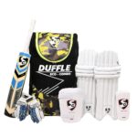 SG Full Cricket Kit with Duffle Bag (Size 6, Ideal for Age Between 12 to 13 Year), Nylon, Multicolour