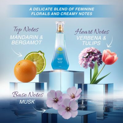 Yardley London Country Breeze Perfume Spray Floral Fruity Scent| 90% Naturally Derived| Verbena & Tulips Perfume For Women| 100Ml