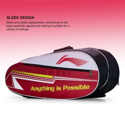 Li-Ning PaceCraft Double Zipper Polyester Badminton Kit Bag