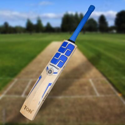 SS Custom English Willow Wood Cricket Bat | Color: Beige | Size: Standard| for Men & Boys | Shock Absorption | Enhanced Flexibility | Usage Against Leather Ball | Professional Cricket Bat