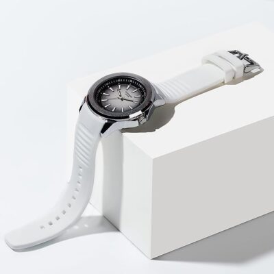 Sonata Poze Analog Quartz White Dial Watch for Men
