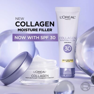 LOREAL PARIS Collagen Face Moisturizer, Skin Care, Day And Night Cream