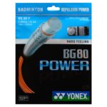 Yonex BG 80 Power Microfiber Badminton String (Bright Orange)
