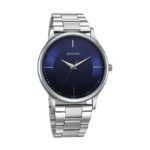 Sonata Aspire Quartz Analog Blue Dial Stainless Steel Strap Watch for Men-77105SM15W/NT77105SM15W