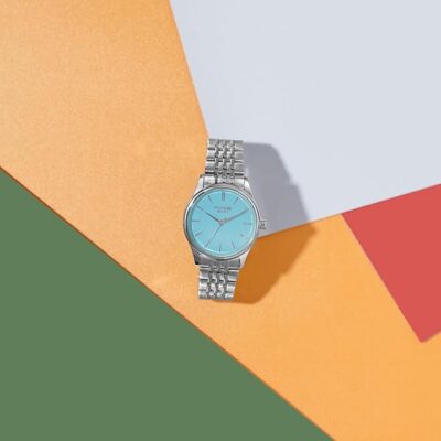 Sonata Beach Pop Quartz Blue Round Dial Men's Watch | Stainless Steel Material | Multi Color Band - SP70070SM02