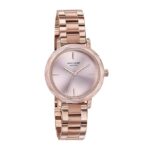 Sonata Poze Quartz Analog Blush Dial Metal Strap Watch for Women