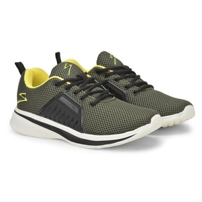 SG mens Sleek White/Black/Olive Running Shoe - 9 UK (Sleek)