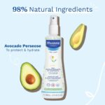 Mustela Baby Hair Styler & Skin Freshener - With Natural Avocado & Chamomile Water - Vegan & Hypoallergenic - 200ml