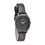 Sonata Linnea Black Dial Women Analog Watch with Leather Strap-NS8173NL01