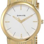 Sonata Analog White Dial Men's Watch NM7987YM05W/NN7987YM05W