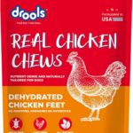 Drools Dog Treats, Dehydrated Real Chicken Chews Feet, 70g